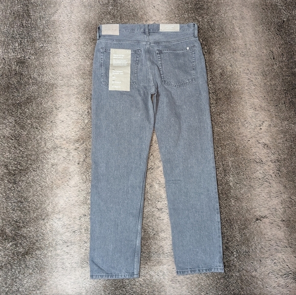 Everlane Rigid Slouch The Relaxed Fit Straight Jean Grey Women's 27 NWT - Picture 6 of 13